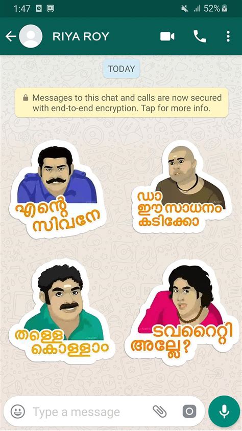 Yes, Malayalam Theri Stickers is free to download for Android devices, but it may contain in-app purchases. . Malayalam theri whatsapp sticker app